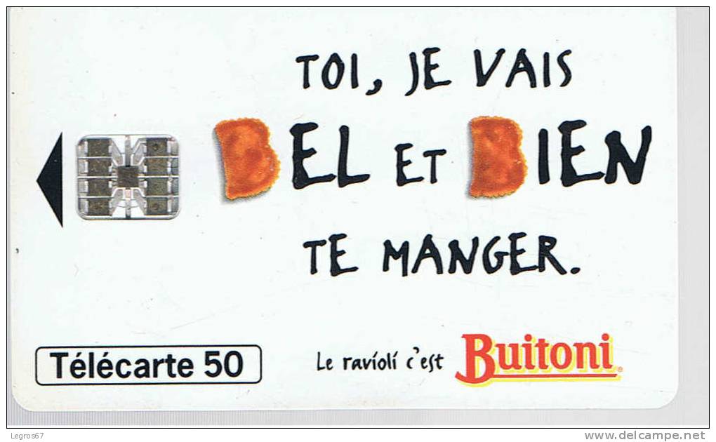 TELECARTE F 577 980 BUITONI - RAVIOLIS - 50 Einheiten