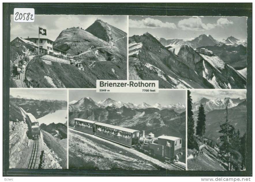 BRIENZER  ROTHORN BAHN - MULTIVUE -  TB - Brienz