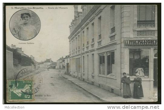 72 MAROLLES LES BRAULTS   Route De Mamers - Costume Sarthois - Marolles-les-Braults