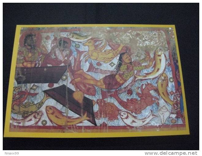 Turtle - Help The Drowning Person Painting, Turtle, Fishes, Etc., Tibet Ancient Fresco, China - Turtles
