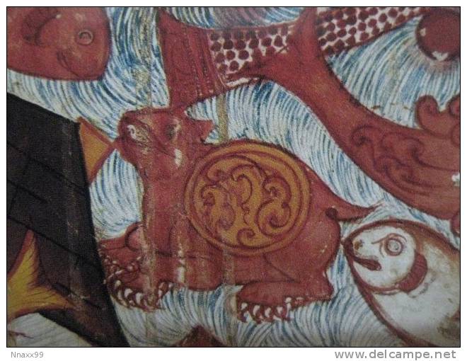 Turtle - Help The Drowning Person Painting, Turtle, Fishes, Etc., Tibet Ancient Fresco, China - Tartarughe