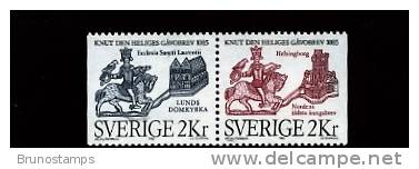 SWEDEN/SVERIGE - 1985  LUND PAIR  MINT NH - Nuovi