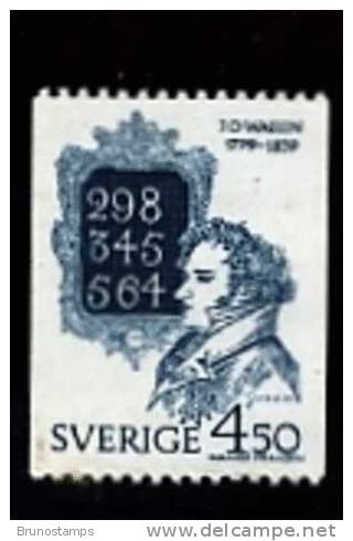 SWEDEN/SVERIGE - 1979  J. OLOF  WALLIN  MINT NH - Neufs