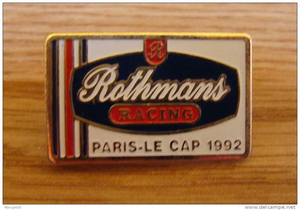 Pin's Rothmans Racing, Paris-Le Cap 1992,cigarette,course,rallye - Rallye