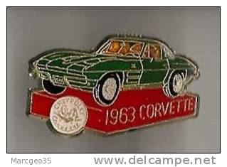 Pin's 1963 Corvette,chevrolet,voiture Américaine,automobile - Corvette