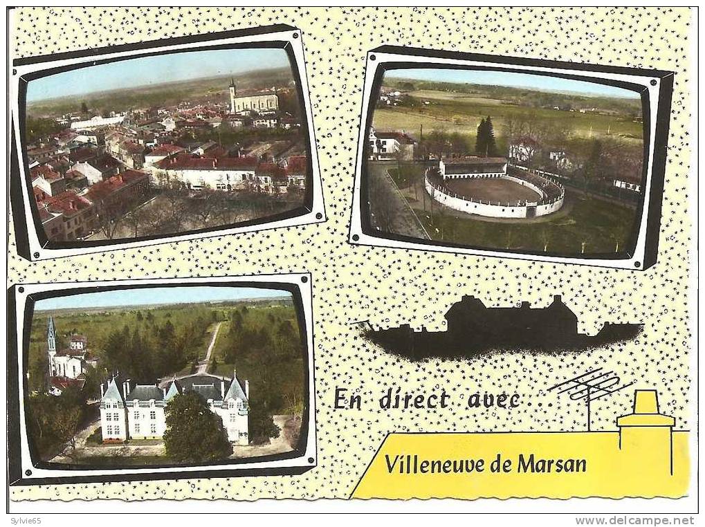 VILLENEUVE DE MARSAN-en Direct De ..-multivues - Villeneuve De Marsan