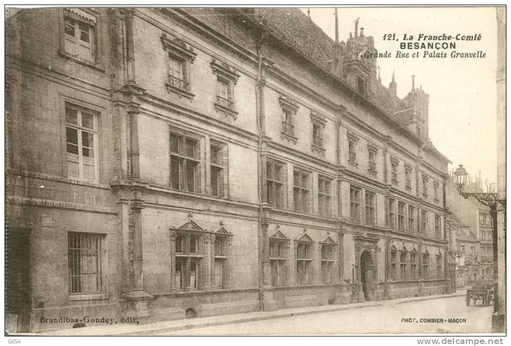 Besançon  -  Grande Rue Et Palais Granvelle -  Mv25 - Besancon