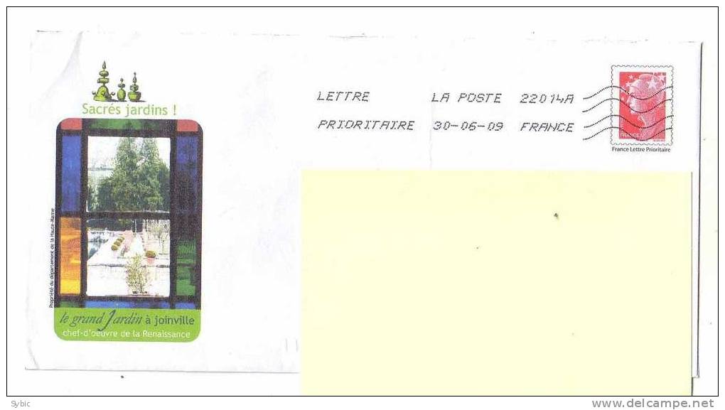 FRANCE - PAP  - Le Grand Jardin à Joinville - Storia Postale