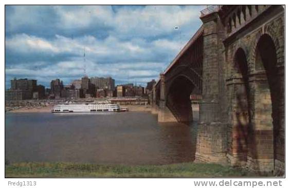 Saint Louis - Looking Across The Mississippi River - Andere & Zonder Classificatie