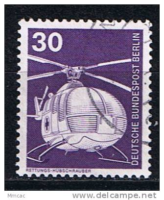 #4090 - Allemagne Berlin/Hélicoptère Yvert 461 Obl - Hélicoptères