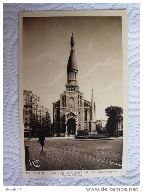 EGLISE D´AUTEUIL - Distretto: 17