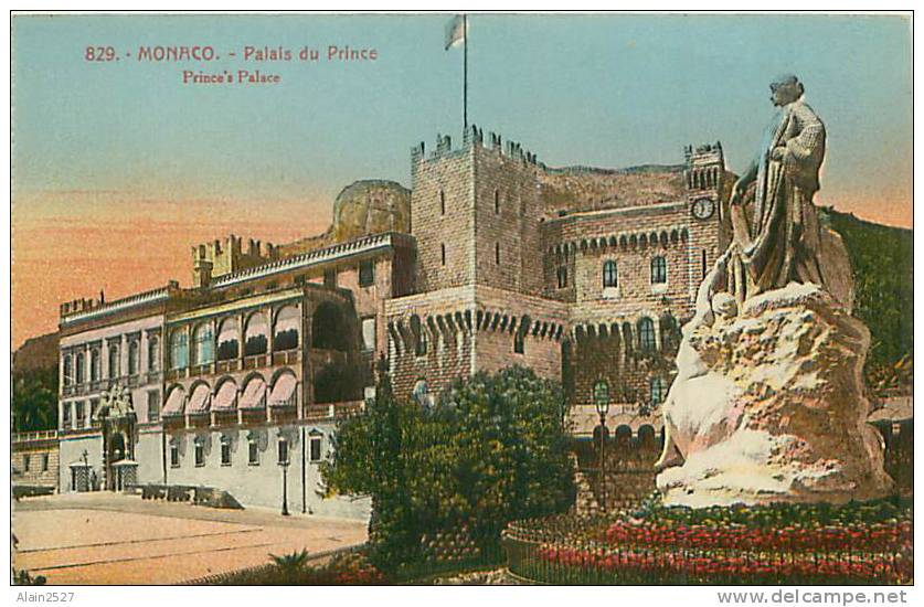 MONACO - Palais Du Prince (Edition Giletta, Nice, N° 829) - Autres & Non Classés