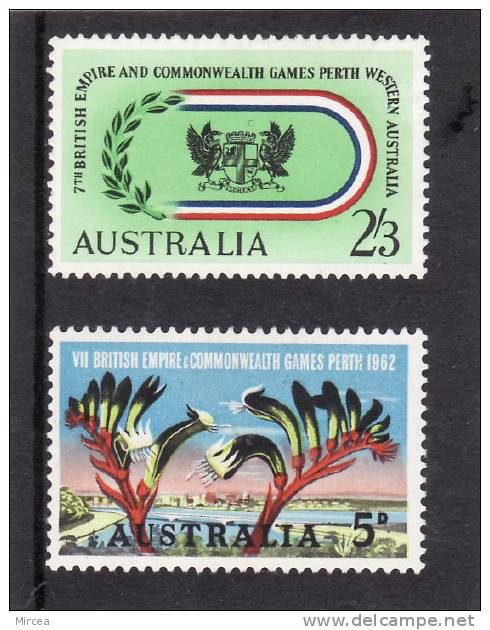 Australie, 1962, Michel 321/2, Neuf** - Mint Stamps