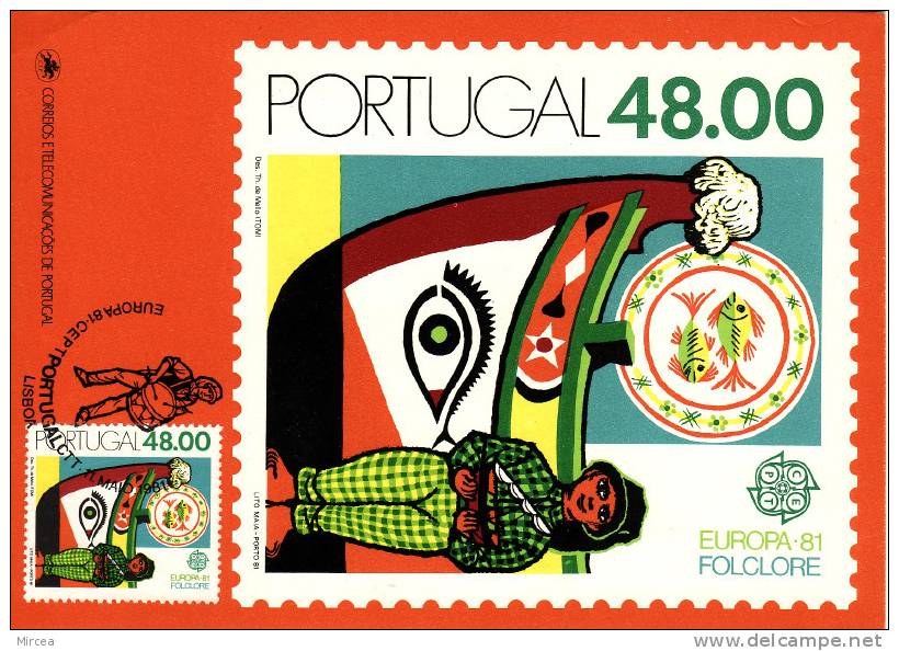 6948 -  Portugal, Carte-Maximum, Europa - Maximumkarten (MC)