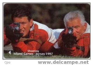 # JERSEY 53JERH Island Games - Shooting 2 Gpt -sport-  Tres Bon Etat - [ 7] Jersey Und Guernsey