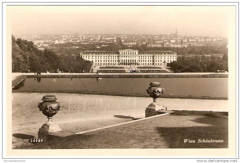 AK 14444 Wien Schönbrunn Photo Hubmann  Echte Photographie - Schloss Schönbrunn