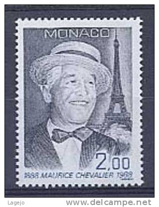 MONACO 1639 Maurice Chevalier - Tour Eiffel - Chanteurs