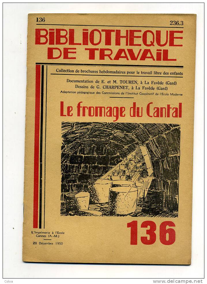 Le Fromage Du Cantal 1950 - Luchtvaart