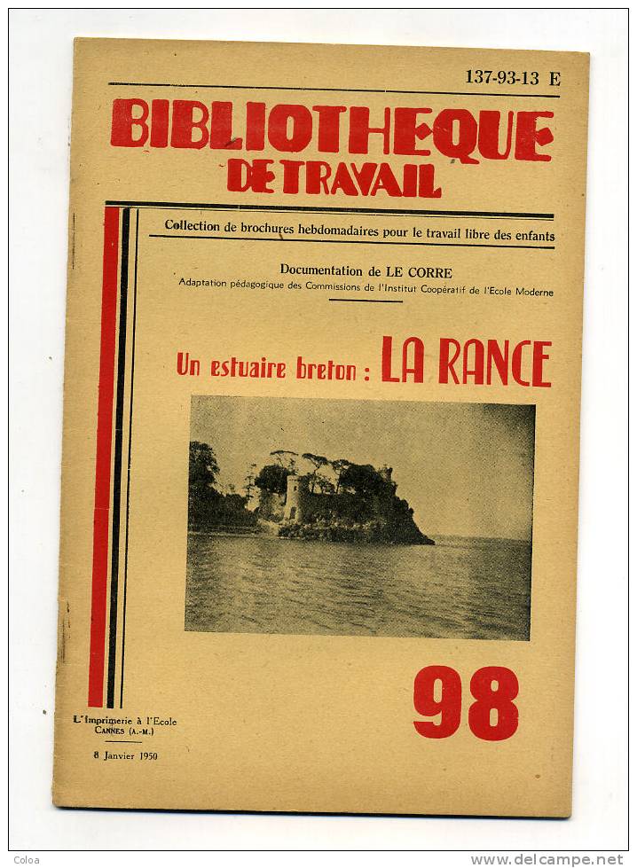 Un Estuaire Breton La Rance 1950 - Aviation