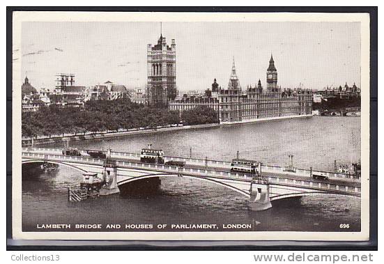 ANGLETERRE - Lambeth Bridge And Houses Of Parliament - London - Houses Of Parliament