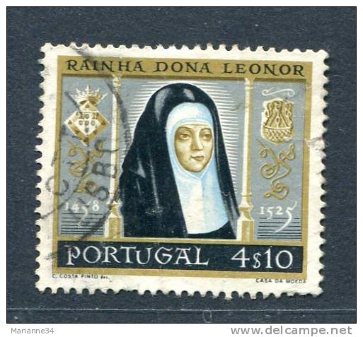 Portugal-1958-49-Yt 856(o)-5è Centenaire De La Naissance De La Reine Dona Leonor - Used Stamps