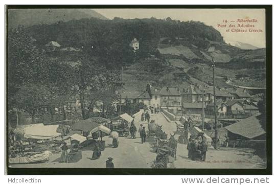 73 ALBERTVILLE   Pont Des Adoubes Et Château Gravin - Albertville