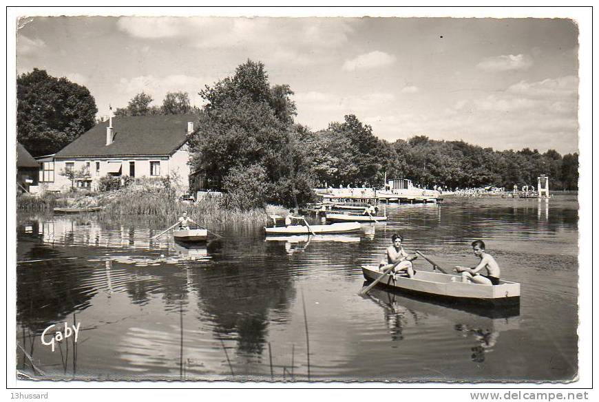 Carte Postale Sillé Le Guillaume - Coco Plage - Baignade, Barques - Sille Le Guillaume