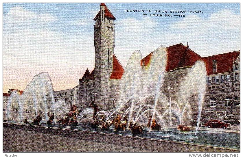 Saint-Louis Missouri - Fountain Union Station Fontaine - 1950s - Neuve Unused - St Louis – Missouri