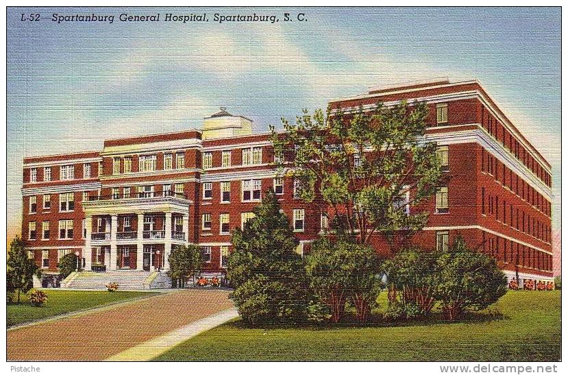 Spartanburg Hospital - South Carolina SC - Hôpital - 1950s - Neuve Unused - Autres & Non Classés