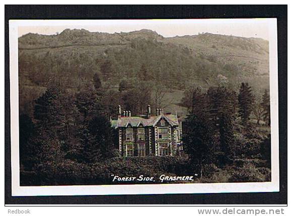 Early Real Photo Postcard Forest Side Hotel Grasmere Cumbria - Lake District - Ref 423 - Grasmere