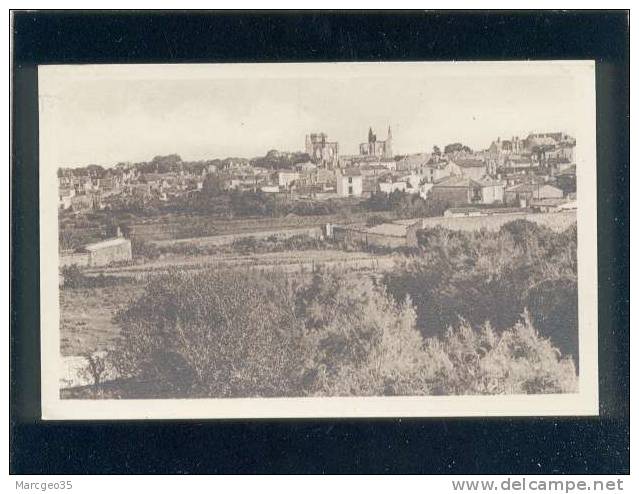 St Martin De Ré Vue Générale & Les Ruines De L'église édit.cap LL N° 18 Belle Carte - Saint-Martin-de-Ré