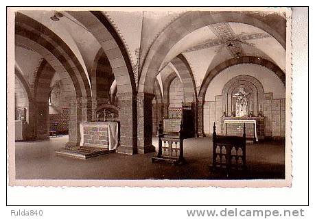 CPA.    ABBAYE DE MAREDSOUS.    La Crypte.   1949. - Anhée