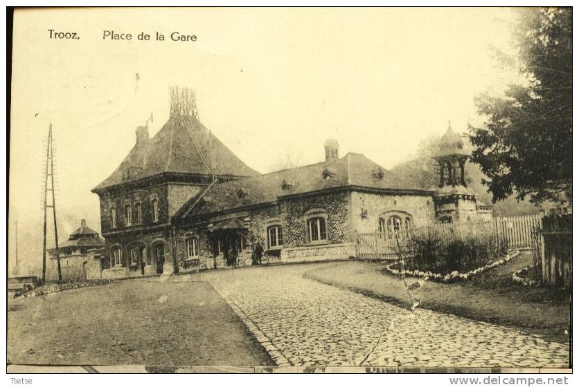 Trooz - Place De La Gare + Gare - 1928 - Trooz