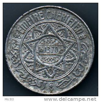 5 Francs Maroc 1370 Alu (1951) Ttb - Marruecos