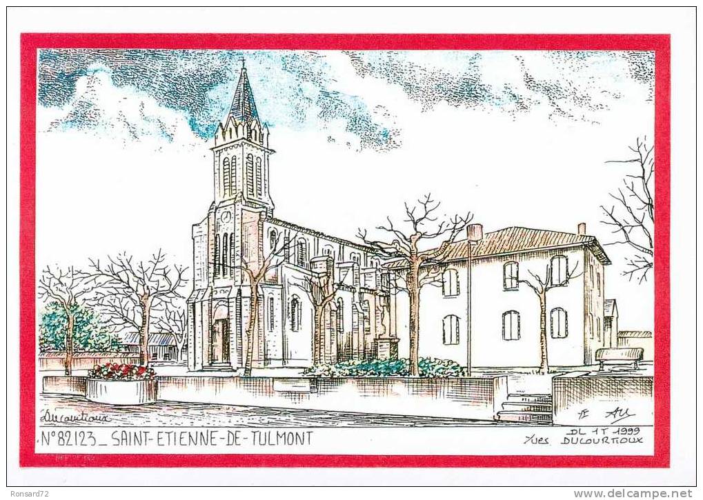 82 SAINT-ETIENNE-DE-TULMONT  - Illustration Yves Ducourtioux - Saint Etienne De Tulmont