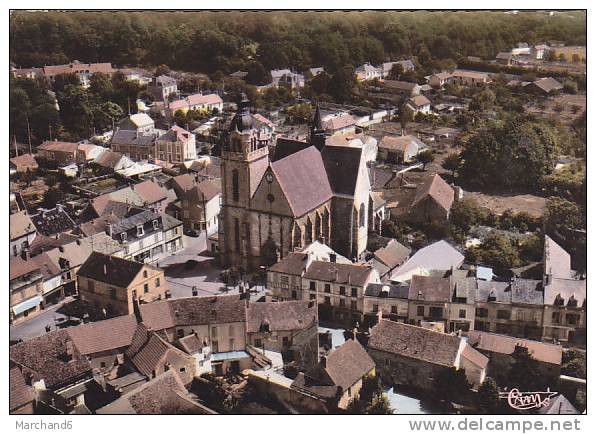 ESSONNE.LIMOURS.VUE GENERALE AERIENNE LE CENTRE   ..MODERNE - Limours