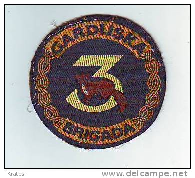 Patch - Croatia, 3  Gardijska Brigada - Blazoenen (textiel)
