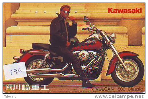 Télécarte Japon MOTOR (796) Japan Phonecard *  MOTOR * MOTORBIKE - Motorfietsen