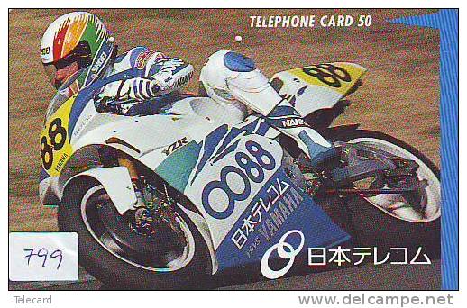 Télécarte Japon MOTOR (799) Japan Phonecard *  MOTOR * MOTORBIKE - Moto