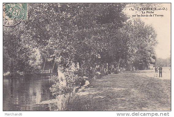 ESSONNE.YERRES.LA PECHE SUR LES BORDS DE L YERRES - Yerres