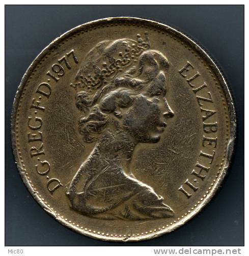 Grande-Bretagne 10 Pence 1977 Tb/ttb - 10 Pence & 10 New Pence