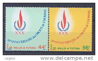 WALLIS & FUTUNA 0224/25 Droits De L'Homme - Franse Revolutie