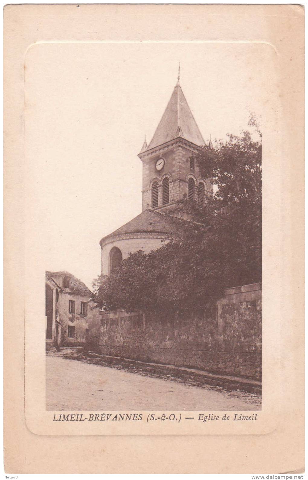 Cpa Du 94 - Limeil Brevannes - Eglise De Limeil - Limeil Brevannes