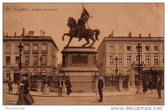 BRUSSEL BRUXELLES  ANIMATION TRAM GODEFROID DE BOUILLON SERIE BRUXELLES NELS NO 37 - Trasporto Pubblico Stradale