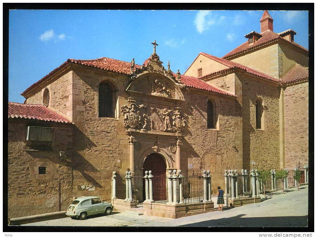 PHOTO POSTCARD IGLESIA ALMA DE TORMES COCHE SEAT 600 SIATA COMERCIAL - Salamanca