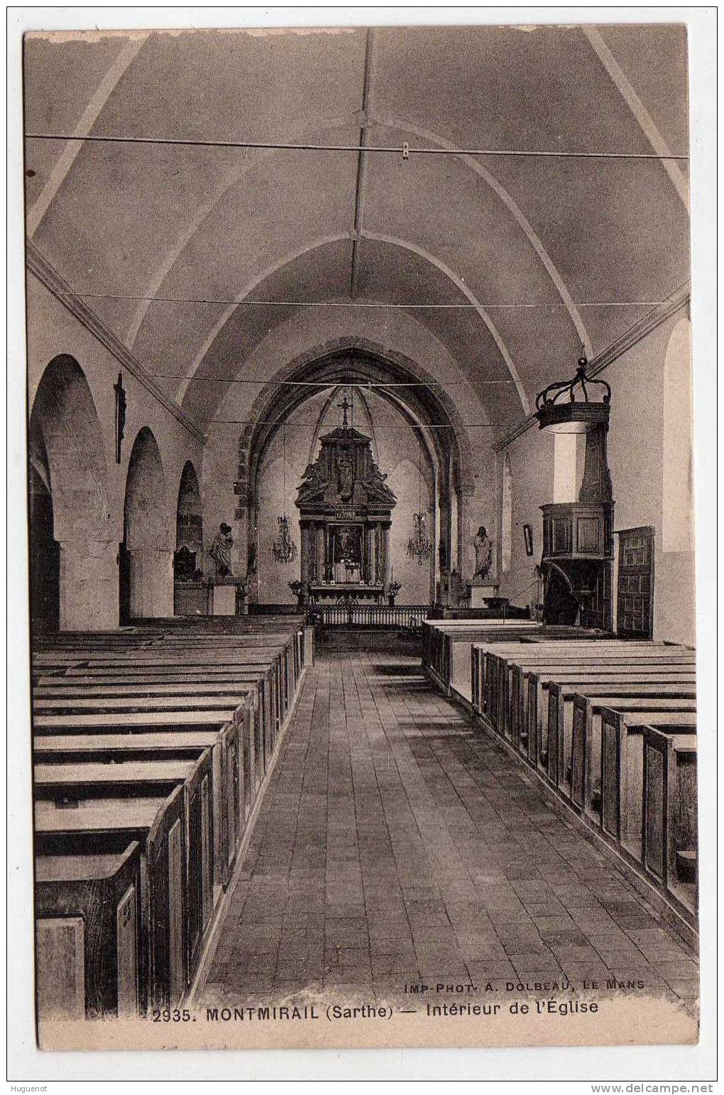 C - CARTE POSTALE - 72 - MONTMIRAIL - L EGLISE - - Montmirail