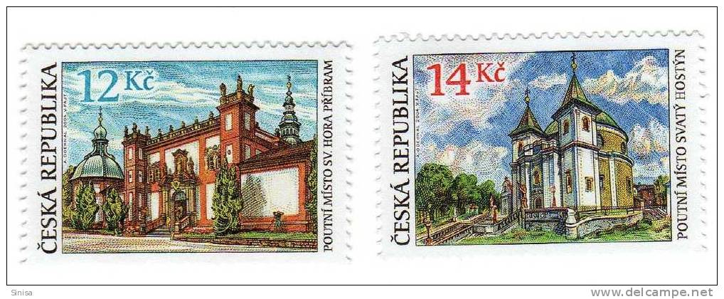 Czech Republic / Castles - Unused Stamps