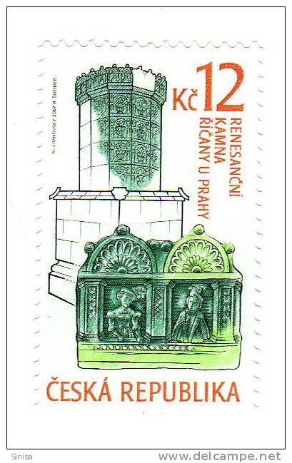 Czech Republic / Renesance Style - Unused Stamps