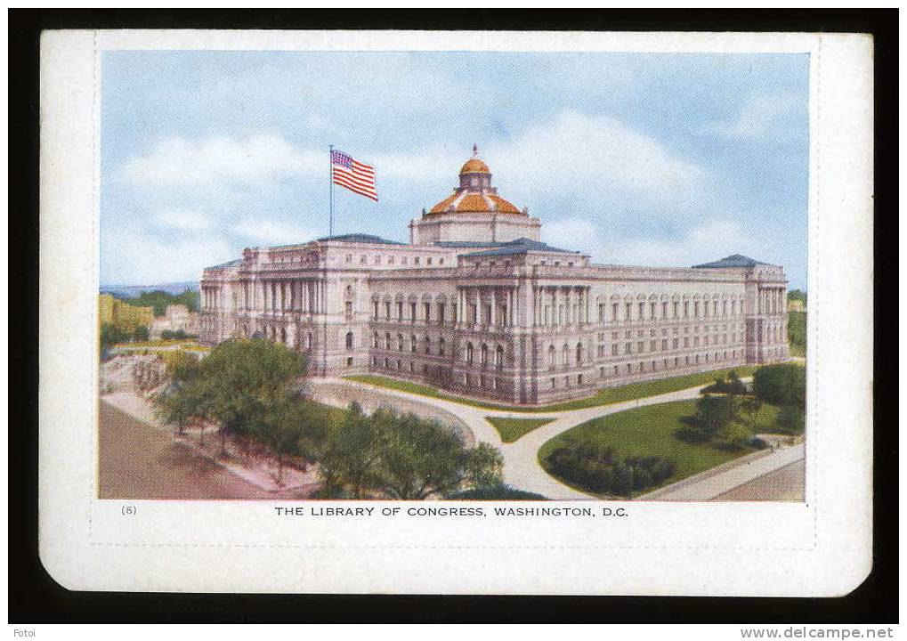 OLD PHOTO POSTCARD THE LIBRARY OF CONGRESS WASHINGTON DC USA - Washington DC