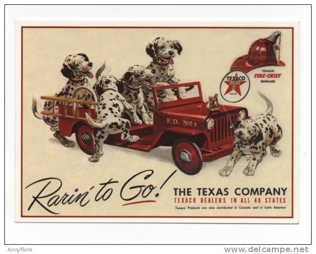 RECLAME  "TEXACO"    FIRE CHIEF GAZONOLINE  COLLEC. JOHN DE RESMAILL  USA   N°39   EDT CENTENAIRE   VOIR SCAN POUR ETAT - Brandweer